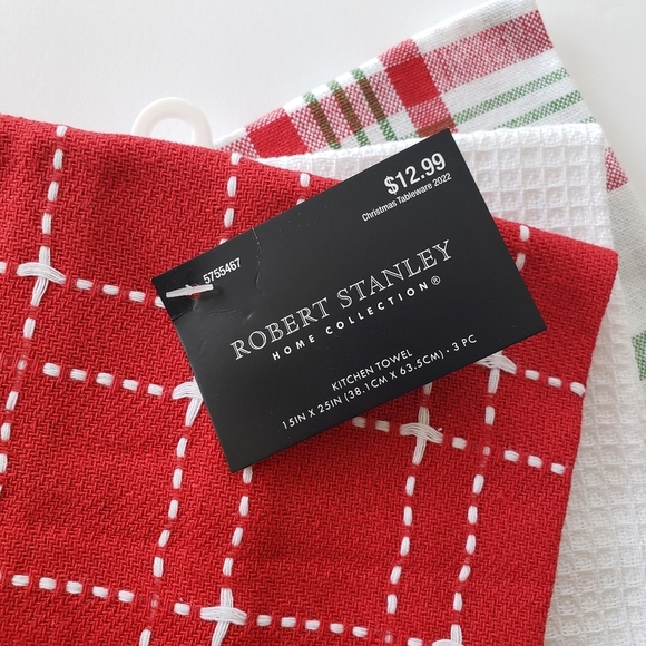 3 Robert Stanley Cotton Kitchen Towels - Picture 2 of 8